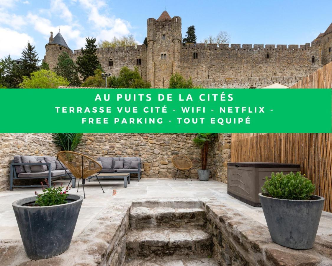 Au Puits De La Cite - Terrasse Vue Cite - Wifi Villa Carcassonne Eksteriør bilde